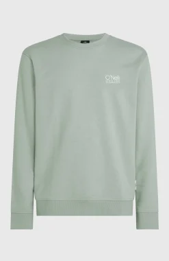 HommesSweatshirt à col rond Original Cali Logo| Vert