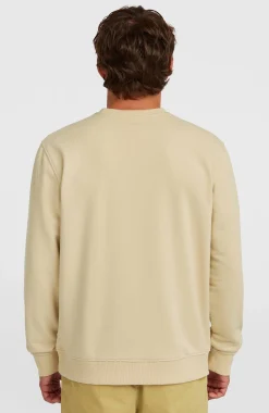 HommesSweatshirt à col rond Original Cali Logo| Beige