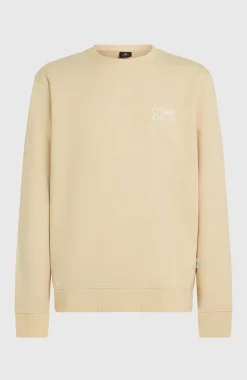 HommesSweatshirt à col rond Original Cali Logo| Beige
