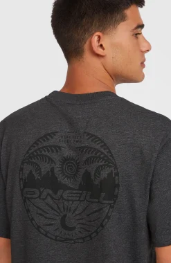 HommesT-shirt Back Print| Noire