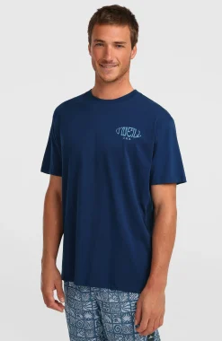 HommesT-shirt Box Logo| Bleu
