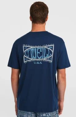 HommesT-shirt Box Logo| Bleu