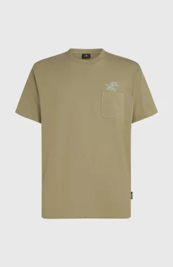 HommesT-shirt Chest Pocket| Vert