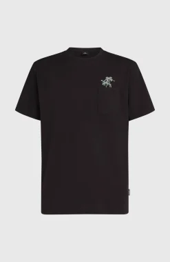 HommesT-shirt Chest Pocket| Noire