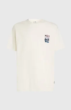 HommesT-shirt Chest Print| Blanc