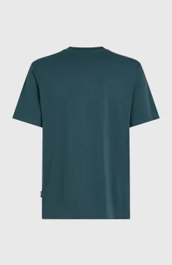 HommesT-shirt Chest Print| Bleu