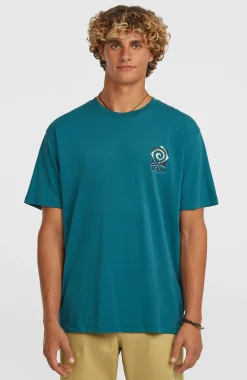 HommesT-shirt Chest Print| Vert