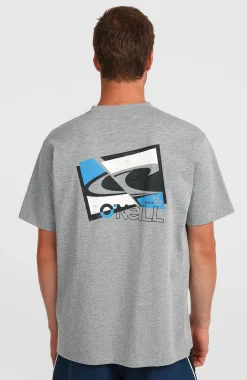 HommesT-shirt Essentials 90s Graphic| Gris