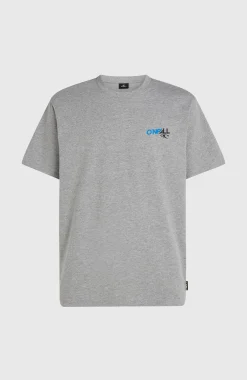 HommesT-shirt Essentials 90s Graphic| Gris