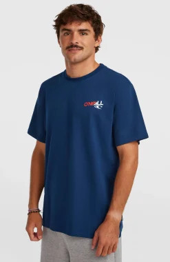 HommesT-shirt Essentials 90s Graphic| Bleu