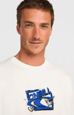 HommesT-shirt Essentials 90s Logo| Blanc
