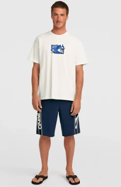 HommesT-shirt Essentials 90s Logo| Blanc