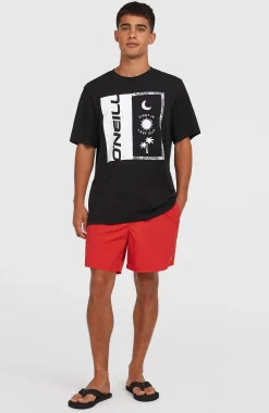 HommesT-shirt Front Print| Noire