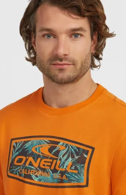 HommesT-shirt Graphic| Orange