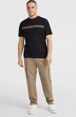 HommesT-shirt Ikat Stripe| Noire