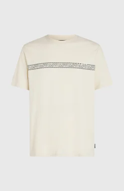 HommesT-shirt Ikat Stripe| Beige