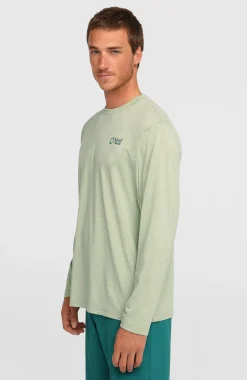 HommesT-shirt manches longues O'Neill Hybrid Polygiene| Vert