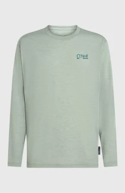 HommesT-shirt manches longues O'Neill Hybrid Polygiene| Vert