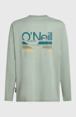 HommesT-shirt manches longues O'Neill Hybrid Polygiene| Vert