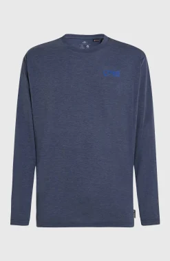 HommesT-shirt manches longues O'Neill Hybrid Polygiene| Bleu