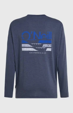 HommesT-shirt manches longues O'Neill Hybrid Polygiene| Bleu