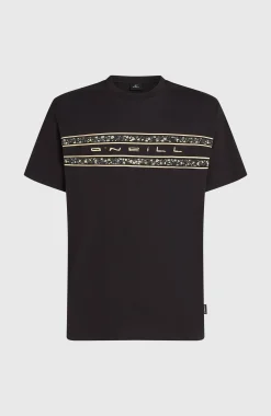 HommesT-shirt O'Neill Flower Stripe| Noire