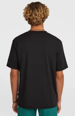 HommesT-shirt O'Neill Hybrid UPF 50+ Polygiene Graphic| Noire