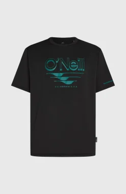 HommesT-shirt O'Neill Hybrid UPF 50+ Polygiene Graphic| Noire