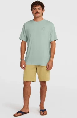 HommesT-shirt O'Neill Hybrid UPF 50+ Polygiene Back-Print| Vert