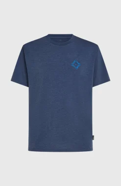 HommesT-shirt O'Neill Hybrid Polygiene Back-Print| Bleu