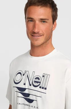 HommesT-shirt O'Neill Hybrid UPF 50+ Polygiene Graphic| Blanc