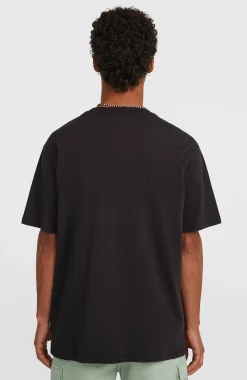 HommesT-shirt O'Neill Logo Stripe| Noire