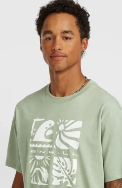 HommesT-shirt O'Neill Melange Front-Print| Vert