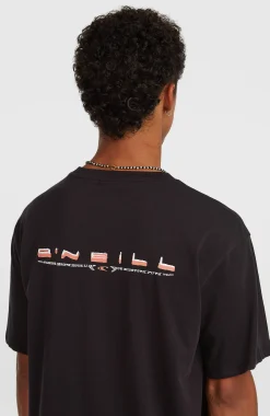 HommesT-shirt O'Neill Retro Back-Print| Noire