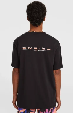 HommesT-shirt O'Neill Retro Back-Print| Noire