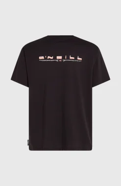 HommesT-shirt O'Neill Retro Back-Print| Noire
