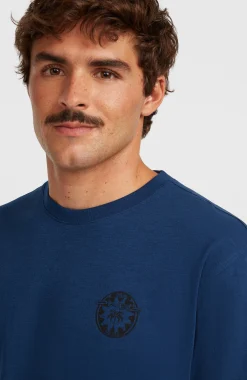 HommesT-shirt O'Neill Slub Back-Print| Bleu