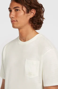 HommesT-shirt O'Neill Slub Chest Pocket| Blanc