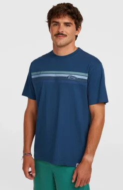 HommesT-shirt O'Riginals Front-Stripe| Bleu