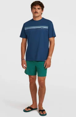 HommesT-shirt O'Riginals Front-Stripe| Bleu