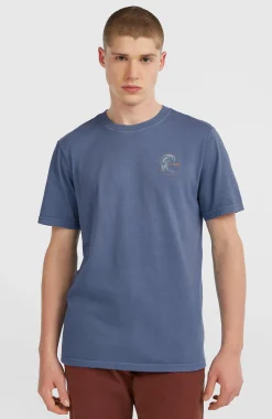 HommesT-shirt O'Riginals Retro Back-Print| Bleu