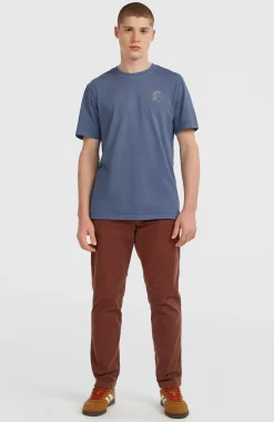 HommesT-shirt O'Riginals Retro Back-Print| Bleu