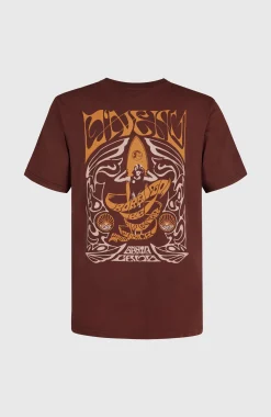 HommesT-shirt O'Riginals Retro Back-Print| Brun