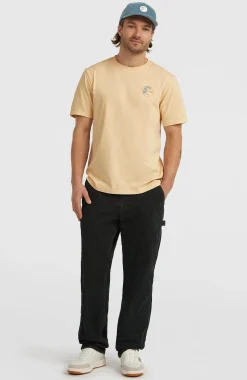 HommesT-shirt O'Riginals Retro Back-Print| Beige