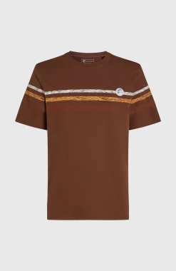 HommesT-shirt O'Riginals Stripe| Brun