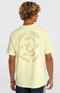 HommesT-shirt O'Riginals Surf Shop| Jaune
