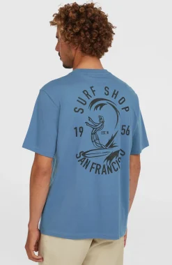 HommesT-shirt O'Riginals Surf Shop| Bleu