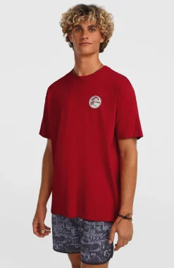 HommesT-shirt O'Riginals Surf Shop| Rouge