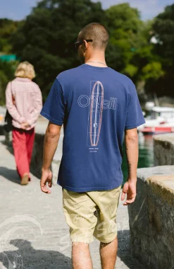 HommesT-shirt O'Riginals Vintage Graphic| Bleu