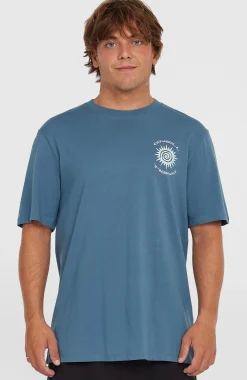 HommesT-shirt Photo Print| Bleu